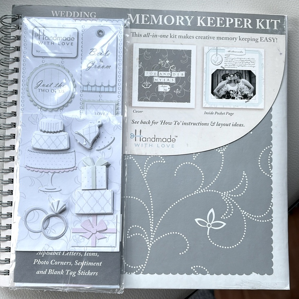Wedding scrapbook - Hallmark Memory keeper kit